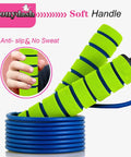 Kids Jump Rope Set 2 Pack Lightweight Adjustable Durable Jump Ropes With Foam Grips Handles For Fitness Training