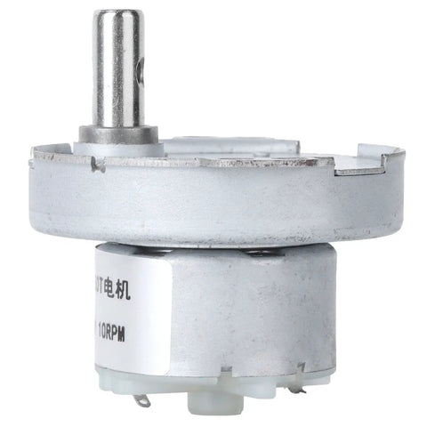 Compact DC 12V Micro Gear Reduction Motor High Torque Low Noise Built Tough For Daily Grind Silent Operation Perfect For Household Appliances Electric Fans Christmas Trees