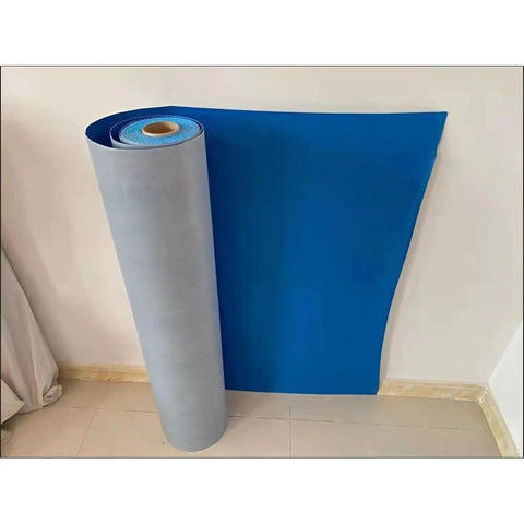 Heavy Duty Roofing Tape Self Adhesive Polymer Asphalt Flashing Repair Tape Big Time Waterproof Underlayment Roll displayed in gray and blue