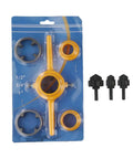 Premium PPR Pipe Thread Repair Kit With 6PCS Step Drill Tools And NPT Dies For PVC Water Pipes To Fix Leaks Fast Without Replacing Fittings In Your Home. 20mm 25mm 32mm kit