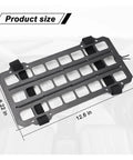 Rigid MOLLE Panel for Vehicle Sun Visor Organizer dimensions 12.6x6.22 inches, ABS plastic with matte finish