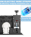 Automatic Electric Wire Stripper Machine For 0.06 To 1.18 Inch Wires, 1.5-25 Mm Scrap Wire Copper Cable Stripping Tool