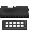Universal 10 Button Membrane Switch Panel With Bluetooth App Control, Backlit LED Touch Interface for RVs and Boats