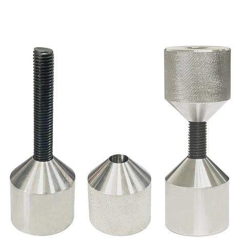Two Hole Flange Pin Kit Pair 1-1/8 Inch Stainless Steel Alignment Pins Rust Resistant 304 Stainless Construction Double Hole Flange Pins