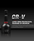 Magnetic Impact Nut Driver Set For Pros, 55 Piece SAE And Metric Kit, deep driver bit close-up with CR-V erosion protection
