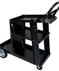 Heavy Duty Welding Cart For MIG And TIG Welders And Plasma Cutters Black Steel Cart Built To Last With 176 LB Weight Capacity