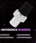 Premium Ford F Series AC Clutch Cycle Switch And Air Conditioning Pressure Sensor shown with reference numbers SW10101C and BT4Z19D594A