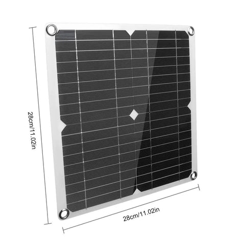 200W 12V Solar Panel Kit With 100A Charge Controller, black solar panel with dimensions, off-grid ready