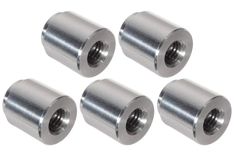 Top Shelf 5 Pack M10 1.5Mm Threaded Weld On Bung Kits Tough As Nails 6061 T6 Billet Aluminum inserts for radiator brackets.