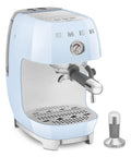 Totally Iconic Retro Espresso Maker With Cold Brew Feature, Packin 15 Bars Of Pressure, Smooth Operation Steam Wand, Exact Temp Control, Huge 47 Oz Tank In Chill Pastel Blue.