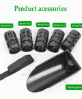Adjustable Handheld Seed Spreader And Planter accessories including molds and seed spoon for home gardens