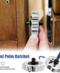 Three In One Palm Ratchet One Quarter Inch Drive Finger Ratchet Reversible Thumbwheel Wrench built tough, using size for a handheld task.