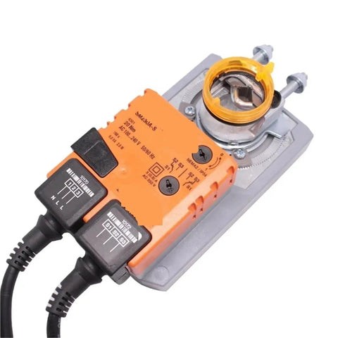 Built Tough Rotary Actuator For Ventilation Valves With Zero Sweat 20 Nm Torque And Straight Up AC 100 To 240 Volt Hook Up.