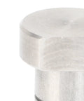 Close-up of a 3/4 inch stainless steel bench dog, part of 4Pcs 3/4 Inch Stainless Steel Bench Dogs Hold Boards Dead Tight In 19mm Workbench Holes.