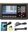 3 Axis DRO LCD Screen Digital Readout For Milling Machine And Lathe Tooling, 7 Inch LCD Display, Metal Shell, Hall Sensor RPM