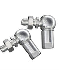Rock Solid Heavy Duty SQP16S Rod End Bearing With M16x1.5 Thread Angle Ball Joint Crafted From Hardened Steel For Cnc Machinery And Power Tools Built Tough As Nails, showing steel ball joint fittings.