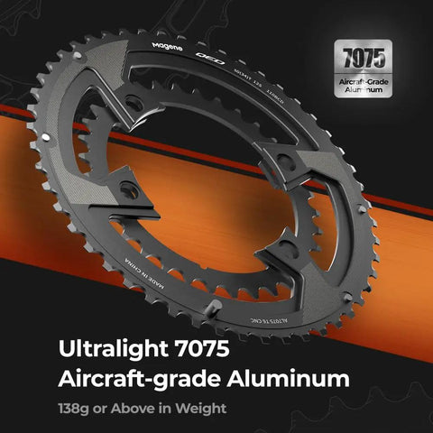 QED Hollow Split Chainring With Featherweight Design For PES P505 P515 Power Meter Cuts Weight Without Sacrificing Stiffness