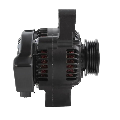 Side view of Honda Marine Alternator For BF135 BF150 Engines With Low Noise Clutch And Quiet Idle, Durable Replacement