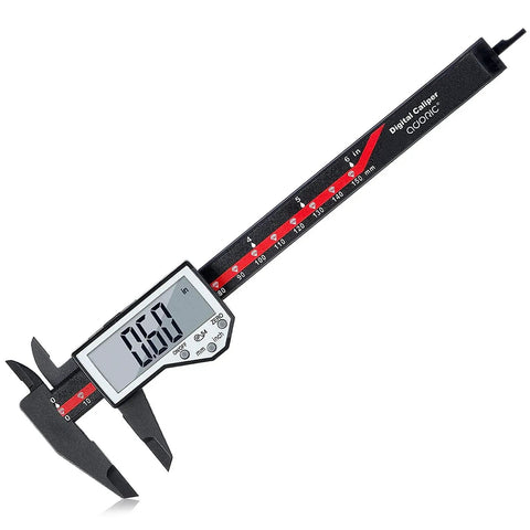 Six Inch Digital Caliper With Auto Off And Large LCD Screen Inch Millimeter Conversion Measures Length Depth Inner Outer Diameter 0.01 Inch