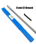 8 mm Push Type Keyway Broach from Push Type Keyway Broaches Set 2 3 4 5 6 8 10 12 14 16 18 Mm HSS Pro Grade Heavy Duty Rock Solid