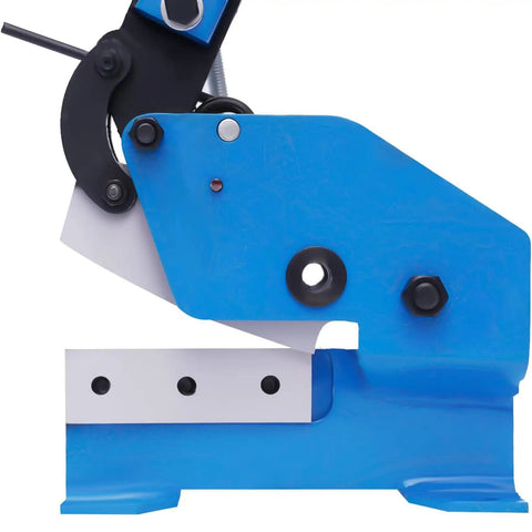 Rock Solid Hand Lever Shear With Adjustable Clamp And Long Grip Cuts Up To 6 Millimeter Sheet Steel Like A Hot Knife For Flat Bars Round Stock And Shop Projects