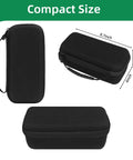 Heavy Duty Hard Shell Case Built Tough For TS004 And TS004 Pro Thermal Imager compact black case with dimensions displayed.