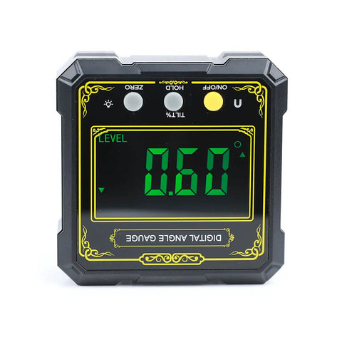 Dope Digital Protractor With Large LCD Screen Angled Meter Mount For Woodworking And Metal Fabrication Inclinometer display