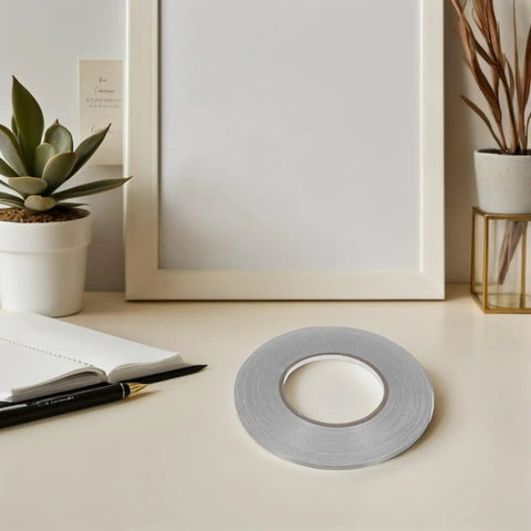 Double Sided Conductive Tape For Electrical Repairs And EMI Shielding, 5mm Wide Silver Conductive Fabric With Anti Interference, on roll
