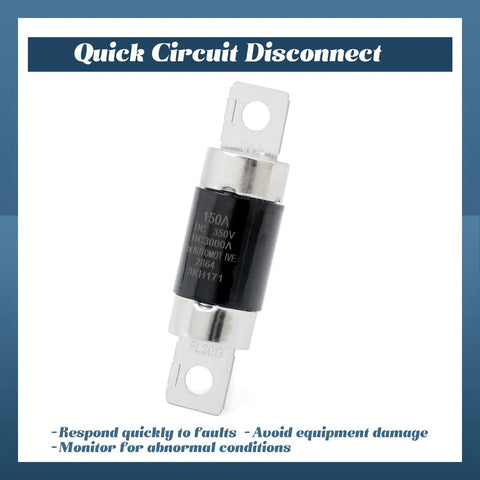 375F2 4R150 High Voltage Replacement Fuse For Hyundai Sonata And Kia Optima Hybrid, 150A fuse with secure mounting.