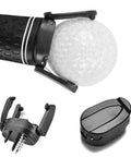 Foldable Golf Ball Retriever For Putter With Suction Cup Grabber Three Prong Ball Picker Screw Mount Lightweight Back Saver