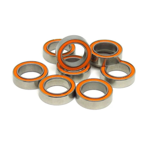 Top Shelf Smr148 Hybrid Ceramic Fishing Reel Bearings 8X14X4mm Abec 7 Oilless Sealed Stainless Steel Build in a group image.