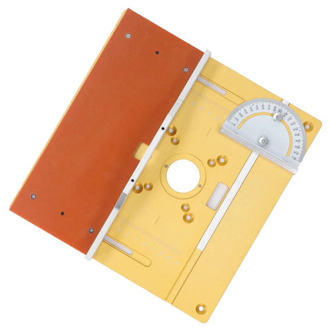 Rock Solid Trimming Router Lift Plate With Sweet Engraved Scale Built Like A Tank Anodized Aluminum For Flawless Woodworking Depth Control