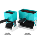 Handheld Adhesive Roller Knock Out Any Woodworking Or Crafting Job Smooth Operator Glue Spreader With Adjustable Flow And Comfortable Non Slip Grip Portable Applicator showing two sizes, 3-inch and 6-inch with capacities.
