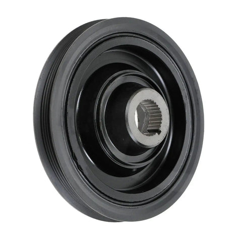 Harmonic Balancer Belt Drive Pulley For Honda Accord And Prelude, Durable OEM Grade Replacement Pulley With Easy Install, showing side view