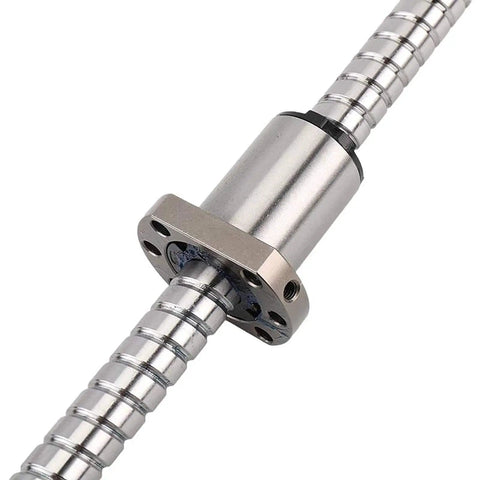 C5 Grade Ground Ball Screw SFU3210 RM3210 110.24 Inch 2800mm Long Linear Motion 32mm Diameter 10mm Lead With Ball Screw Nut