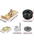 Lawnmower Pulley And Idler Belt Upgrade Kit Delivers A 30 Percent Power Boost For Smoother Cuts Fixing Uneven Grass components sizes