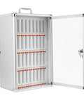 Built Different 36 Slot Cell Phone Locker With Heavy Duty Aluminum Frame open door revealing slots for large phones.