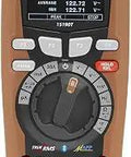 MaintenancePRO 15190T Color Screen Multimeter With Bluetooth And MApp Mobile App showing voltage reading on screen