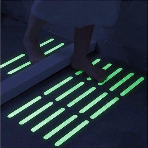 Dope Glow In The Dark Tape Strips For Stairs And Steps Solid Luminous Safety Egress Markers Battery Free Emergency Exit Signs Keep Your Spot Legit Safe Tonight