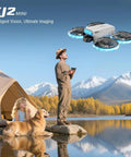 Drone With Screen Remote And Real Time Obstacle Avoidance With Optical Flow Positioning GPS Auto Return And One Key Airdrop hovering.