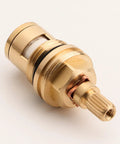 Brass Ceramic Disc Faucet Cartridge Replacement With 20 Spline For Hot And Cold Taps durable bathroom kitchen valve
