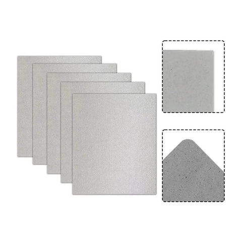 Five Pack Microwave Mica Sheets Built For High Temperature Insulation And Waveguide Covers 150x120mm displayed with close-up details