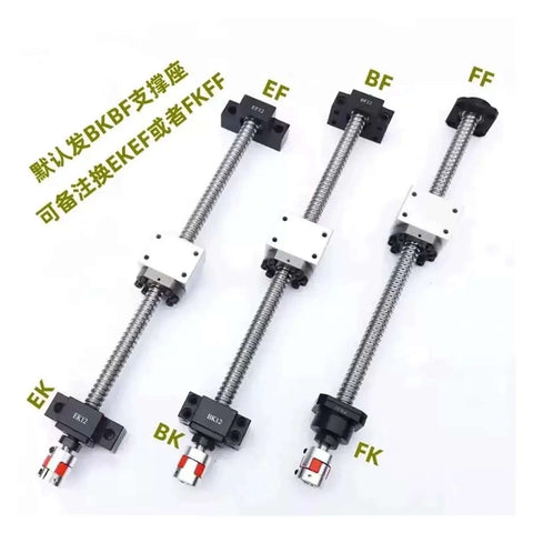 Heavy Duty C5 SFA2010 Ball Screw Kit With Machined Ends Includes Precision Nut Housing End Support And RM2010 Coupler For DIY Custom Builds And CNC Projects, three 600mm screws