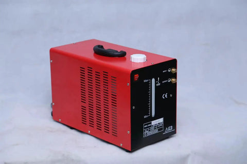 10L Welding Water Cooler 380V Power unit side view featuring control panel and handle