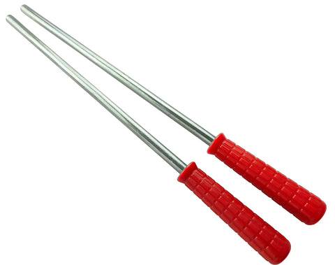 2 Pack Winding Bars For Torsion Spring Garage Doors With Premium Steel Rods And Upgraded Rubber Handle Corrosion Proof Heavy Duty Winder