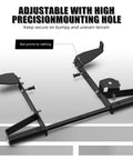 Rugged Rear Grab Bar For Yamaha Raptor 700 2006 2026, showing adjustable high precision mounting hole, aircraft-grade aluminum