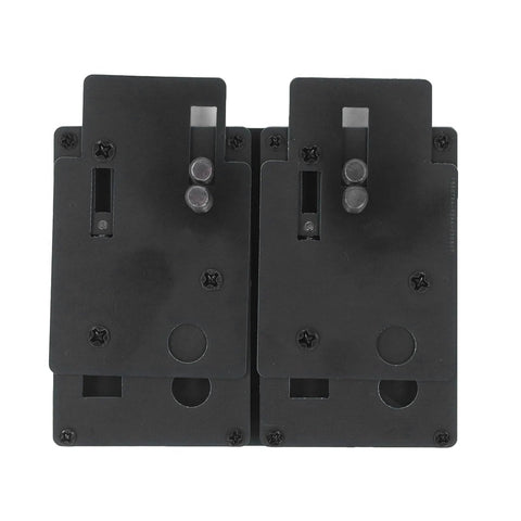 Top view of Pro Grade Soldering Base Fixture Jig for EC5 EC3 and T Connectors, black stable clamp for RC battery wiring DIY projects