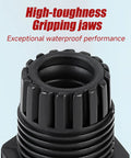 Close-up of Waterproof Nylon Cable Gland Kit 100Pcs Adjustable Glands With Gaskets For 3Mm To 6.5Mm Cables Explosion Proof Sealing M12 By 1.5 Wire Connector Rugged Electrical Fittings showing gripping jaws for waterproof performance.