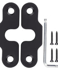 Wrangler Sun Visor Clip Repair Kit Aluminum Alloy Beefy Durable Build Pack Of 2 Black with screws and hex key