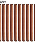 Plastic Drawer Slides Quiet Smooth Cabinet Runners Replacement Kit For Home Kitchen Furniture 10 Pack Durable Tracks In Brown 235mm